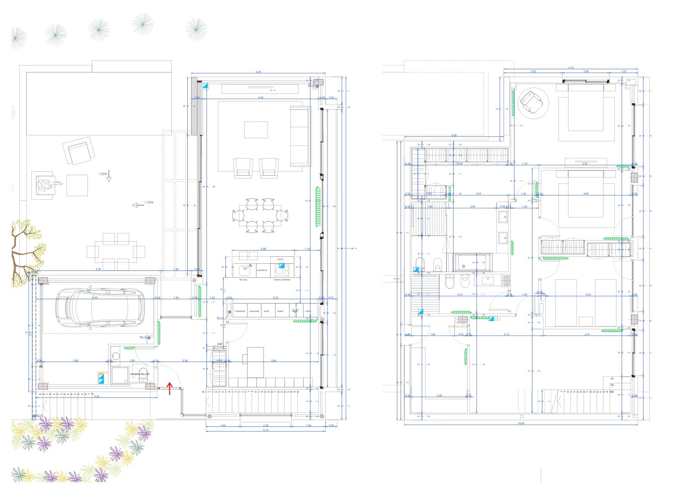 Plans — Belle maison avec vue sur la mer et licence touristique