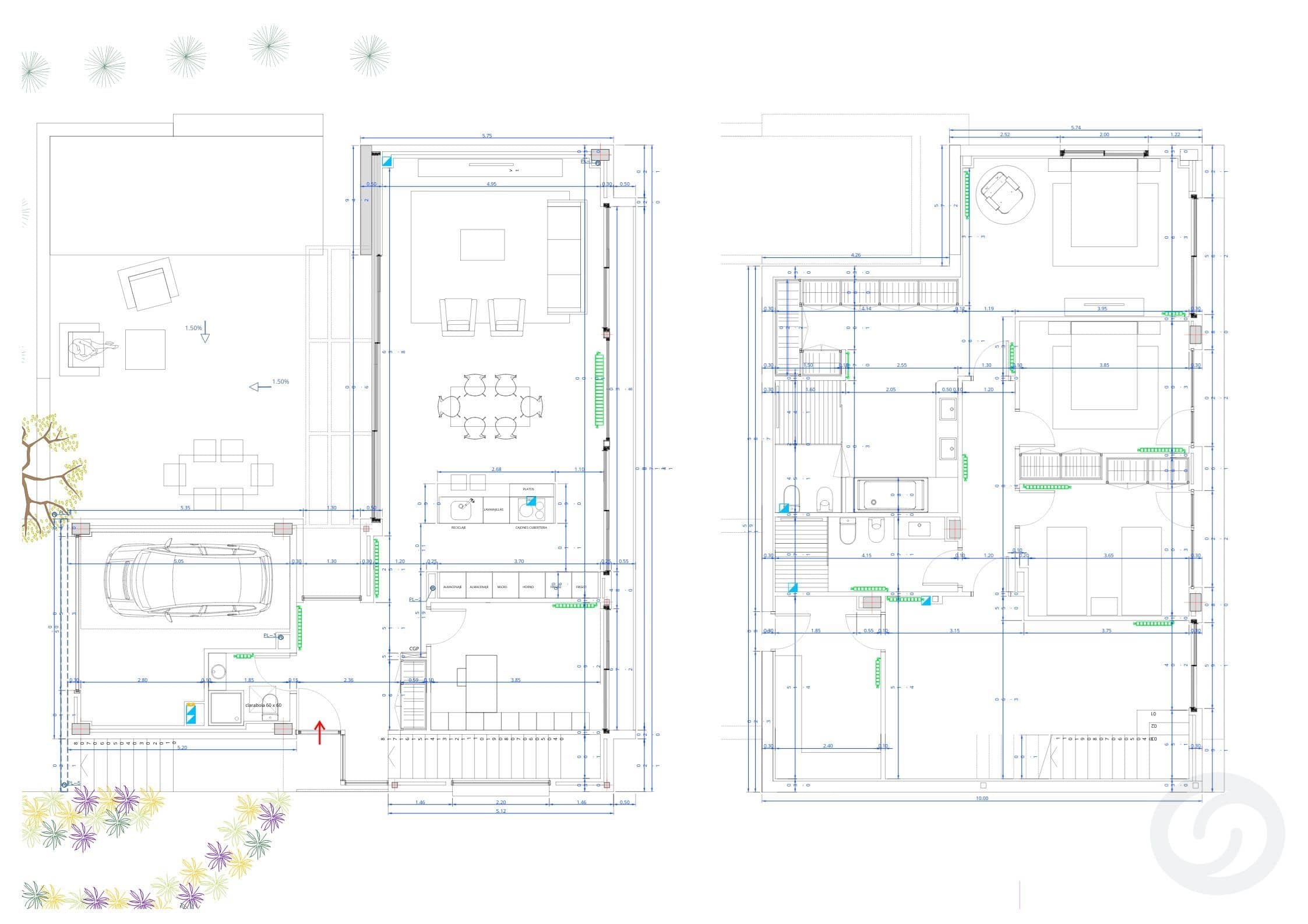 Plans — Belle maison avec vue sur la mer et licence touristique