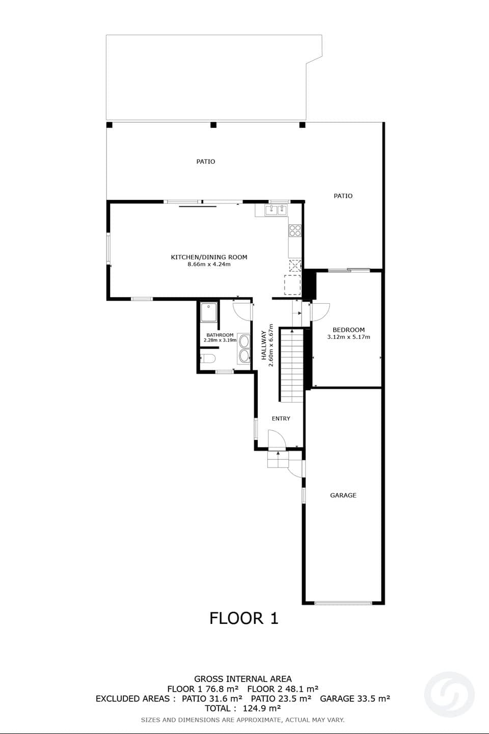 Floor plans — Magnificent detached villa with swimming pool and 14 meter mooring