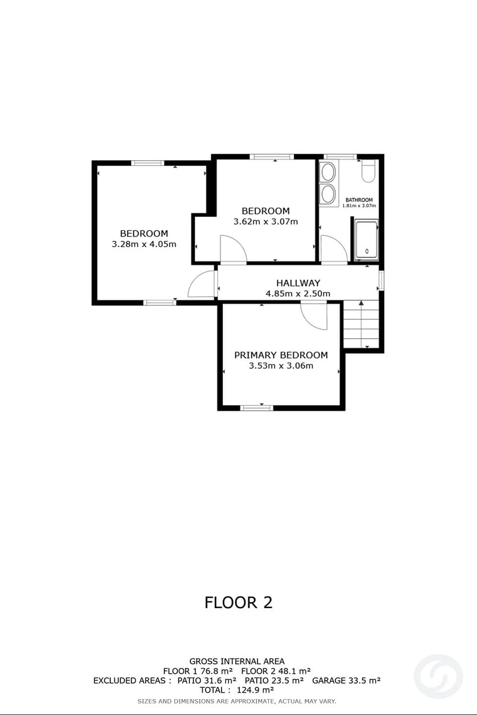 Floor plans — Magnificent detached villa with swimming pool and 14 meter mooring