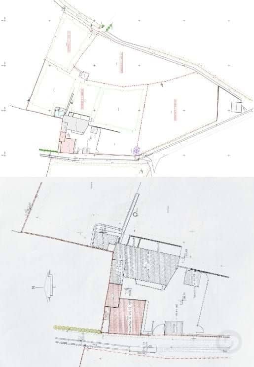 Floor plans — Unique Opportunity: Rustic Country House with Renovation and Extension Potential with Plot of More than 20,000 m²
