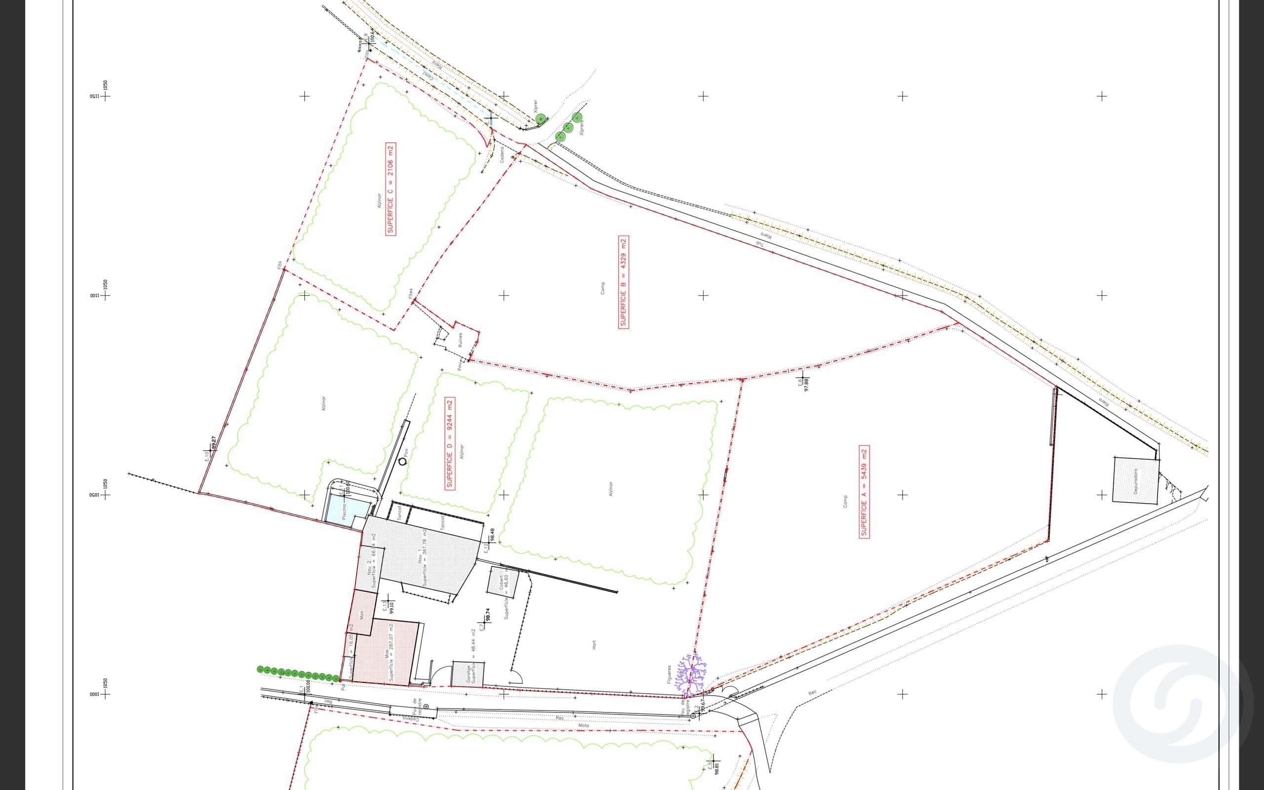 Floor plans — Unique Opportunity: Rustic Country House with Renovation and Extension Potential with Plot of More than 20,000 m²