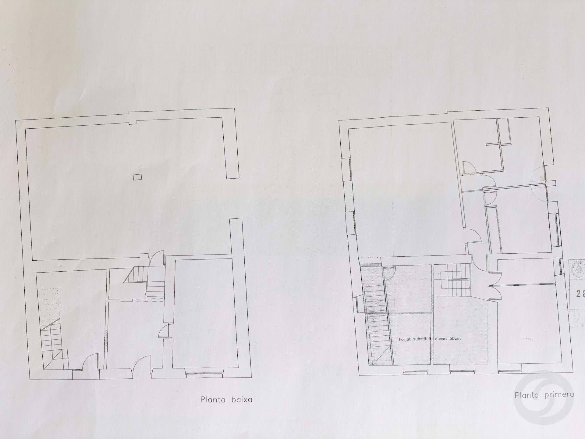 Floor plans — Unique Opportunity: Rustic Country House with Renovation and Extension Potential with Plot of More than 20,000 m²