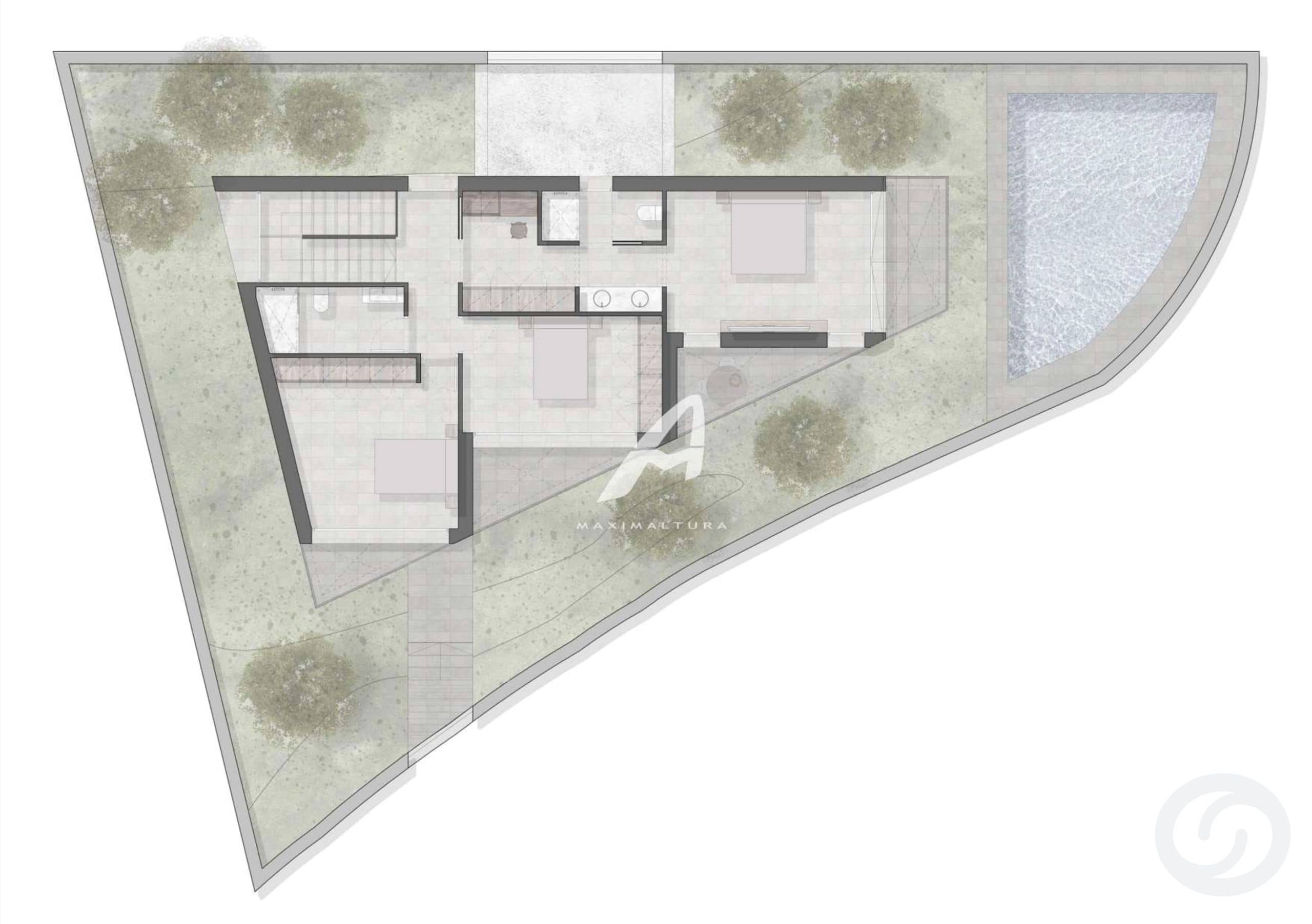 Floor plans — New build detached house with pool in S'Agaró – Modern design and privileged location