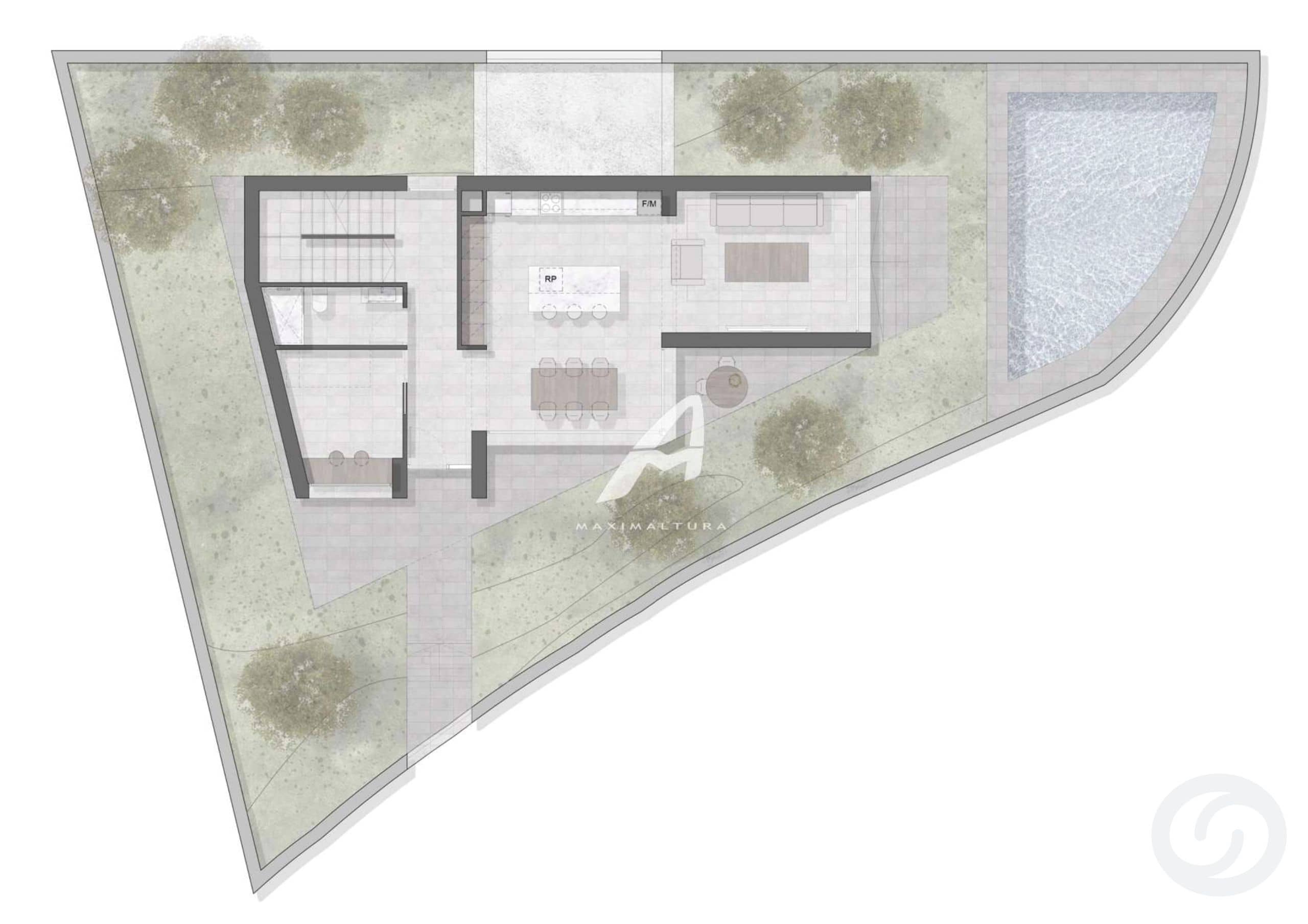 Floor plans — New build detached house with pool in S'Agaró – Modern design and privileged location