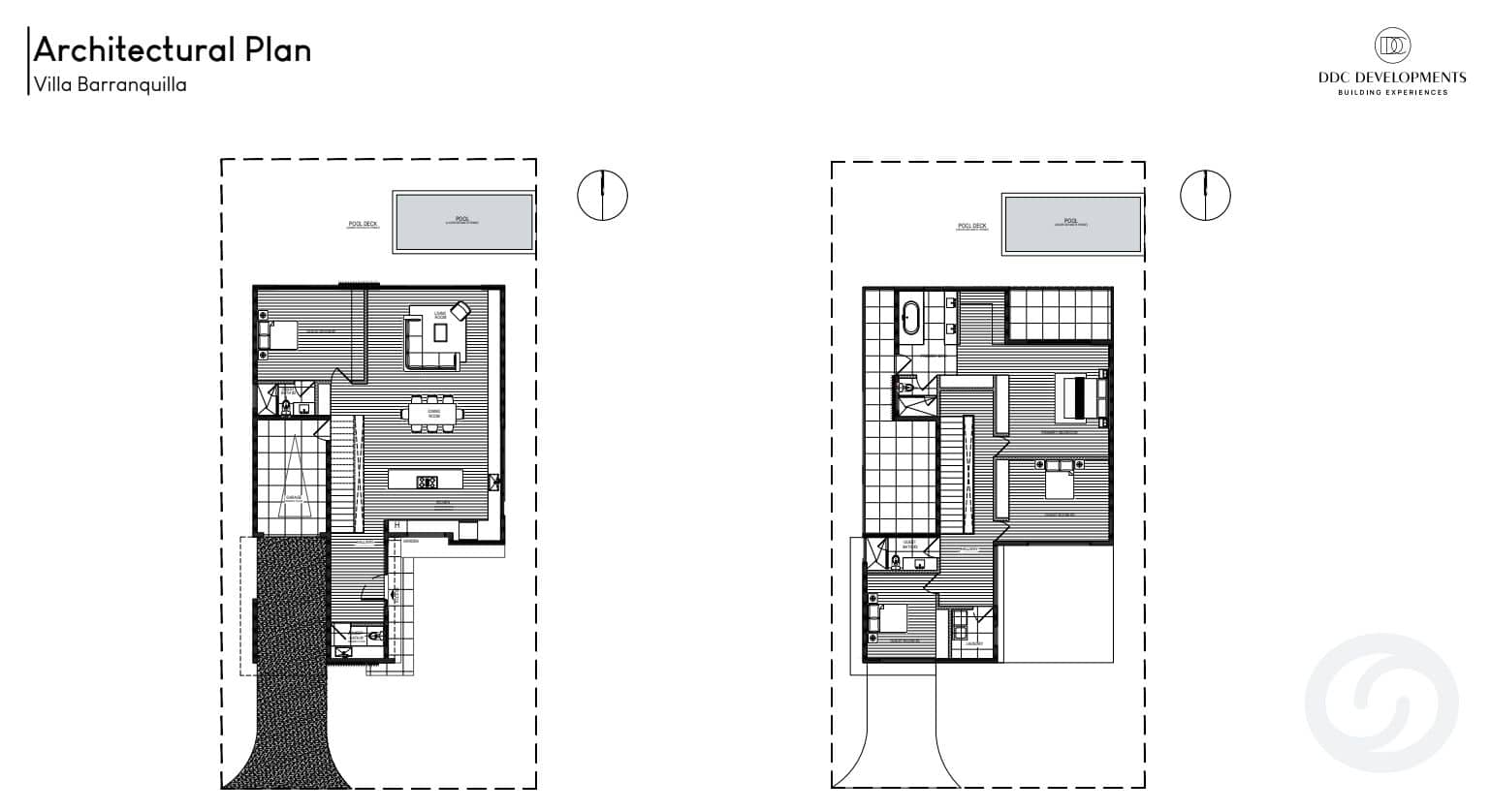Floor plans — Villa Barranquilla – Modern Luxury Mansion in Miami | New Build near the Beach