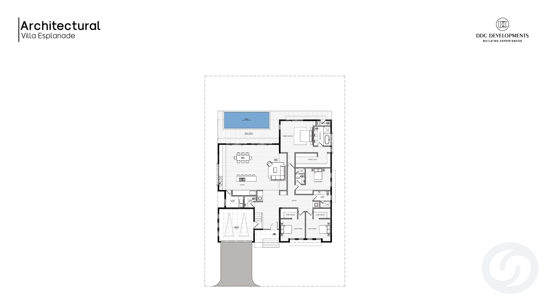 Planos — Villa Esplanade | Residencia Moderna de Lujo con Piscina Privada en el Corazón de Punta Gorda