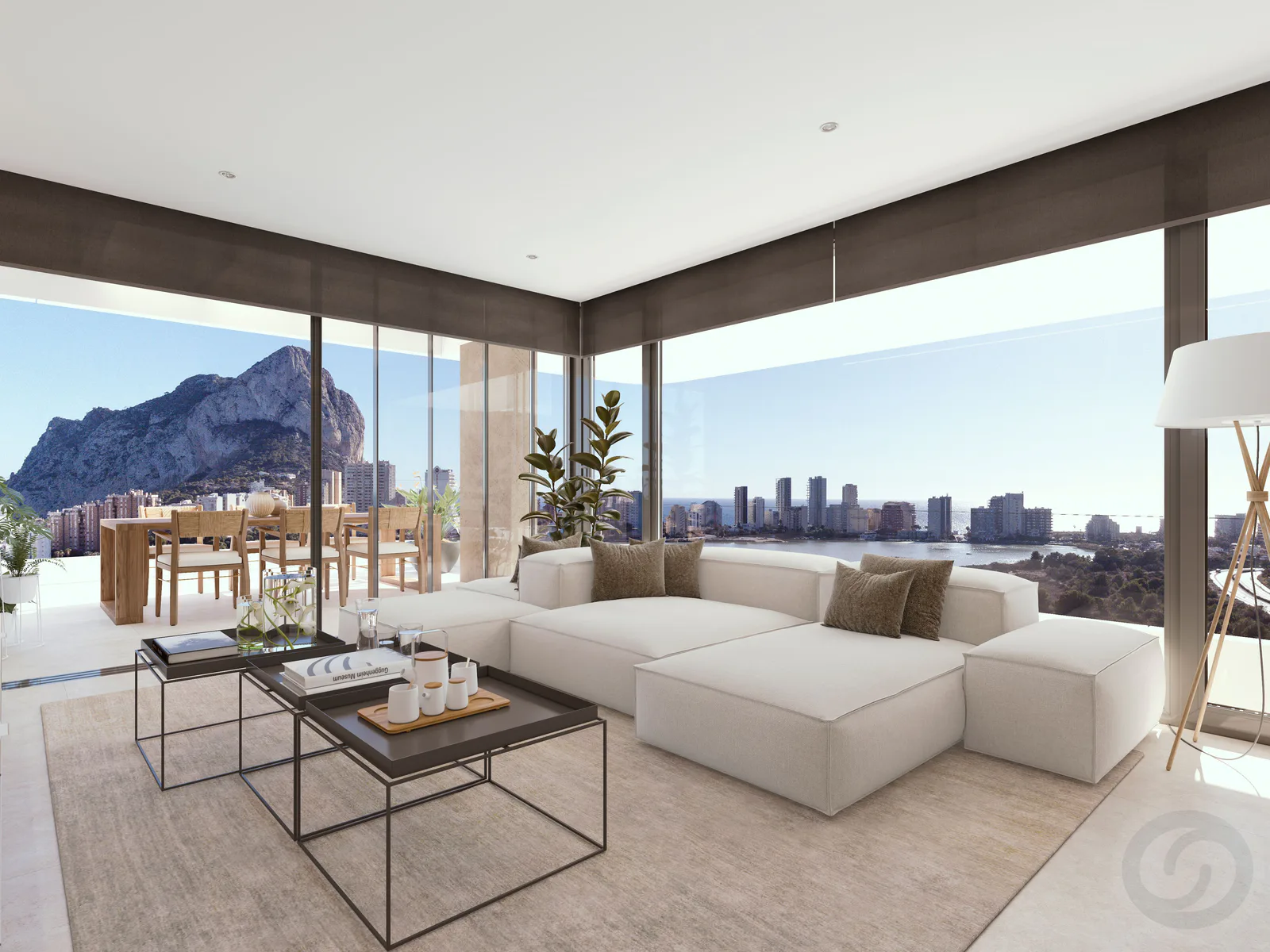 Apartamentos de luxo com vista para o mar em Calpe