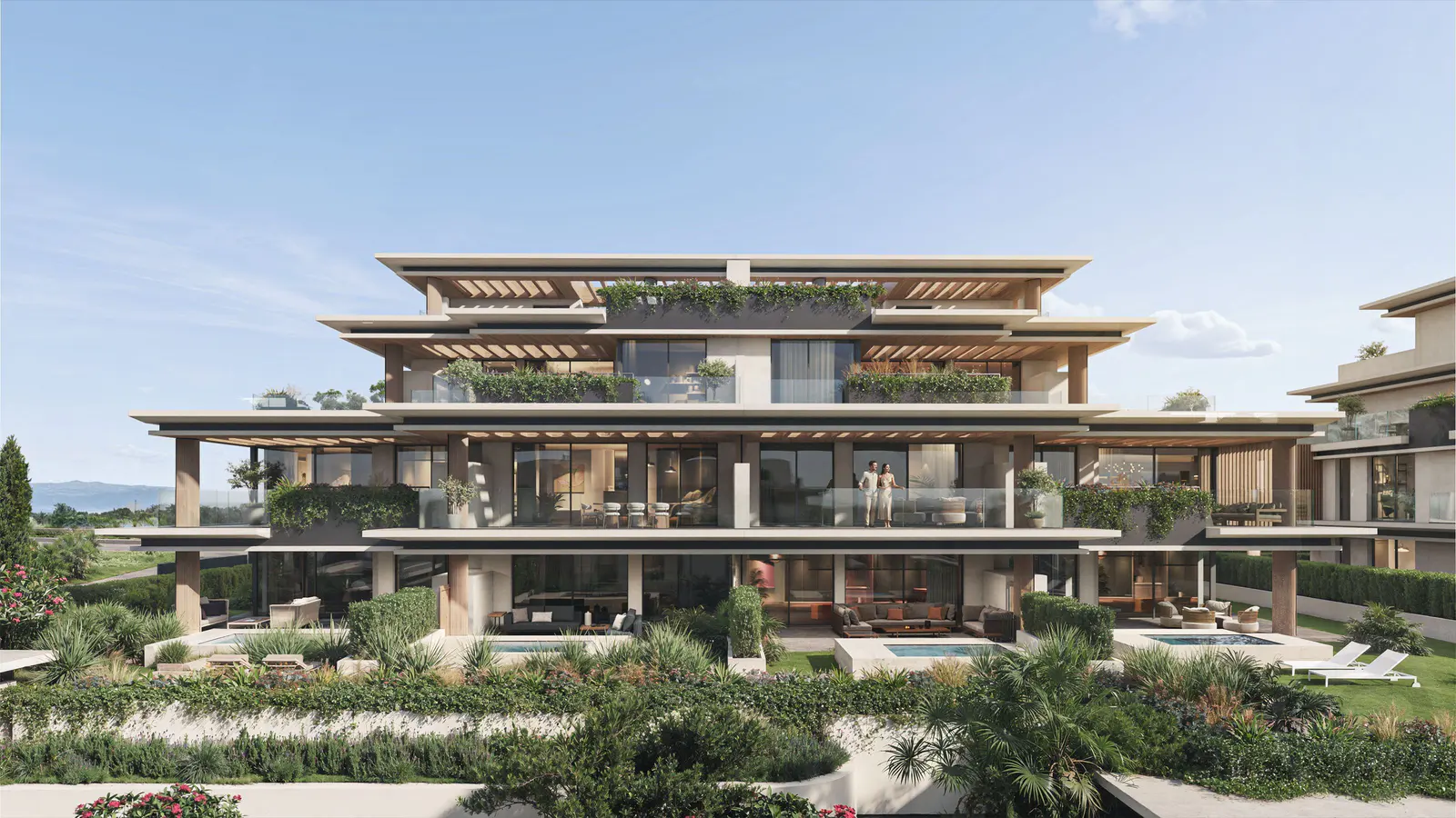 Apartamentos y áticos con vistas al mar en Los Flamingos