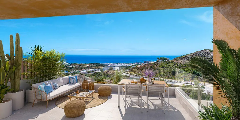 Cala Serena Sun: adosados con vistas al mar y zonas de bienestar en La Cala de Mijas