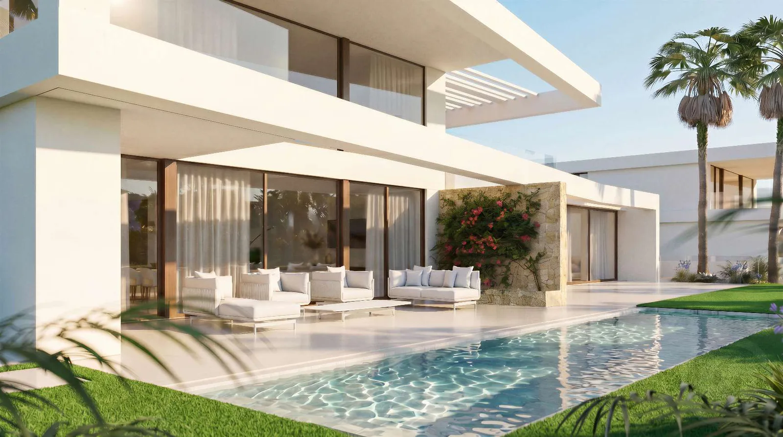 Nieuwbouwvilla's met zwembad en uitzicht op de golfbaan in Font del Llop – Costa blanca south